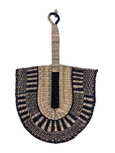 Woven Fan - Noir