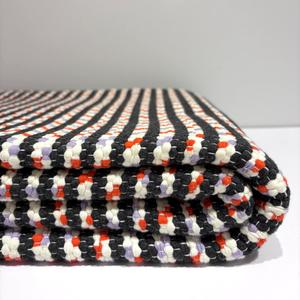 Large Floor Rug - Black, White & Confetti