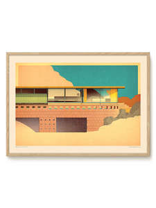 Prints Wall Art: Art Print - A2 - Sander Patelski  - Frey House II