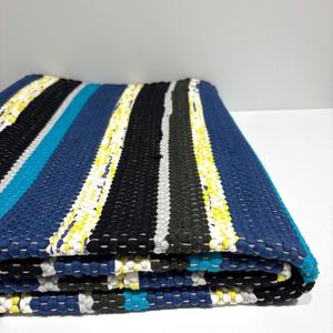 Rugs Mats: Medium Floor Rug - Midnight Stripe