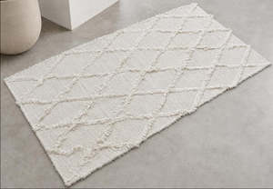 Rugs Mats: Textured Floor Mat - Natural