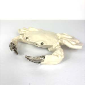 Ceramic Crab - White