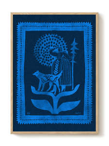 Prints Wall Art: Art Print - A2 - Enikő Eged - Magic Wolf Guide