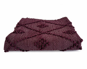 Cotton Floor Mat - Medium - Eggplant
