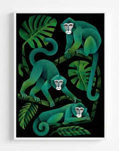 Art Print - A2 - Axis & Hue - Tres Monkeys