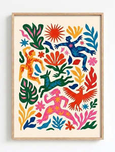 Art Print - A2 - Axis & Hue - Free Radicals