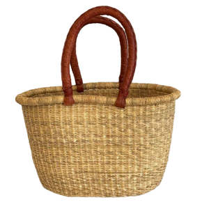 Bags Baskets: Shopper Basket - Natural