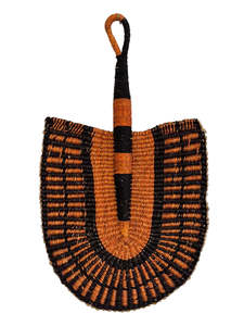Woven Fans Wall Art: Woven Fan - Tiger