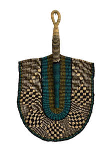 Woven Fans Wall Art: Woven Fan - Poseidon
