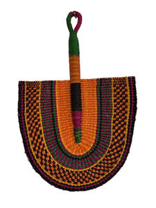 Woven Fans Wall Art: Woven Fan - Carnival