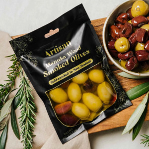 Custom Gift Box: Kiwi Artisan Manuka Wood Smoked Olives