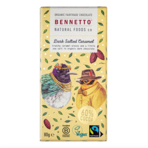 Custom Gift Box Sweet Treats: Dark Salted Caramel Bennetto Chocolate