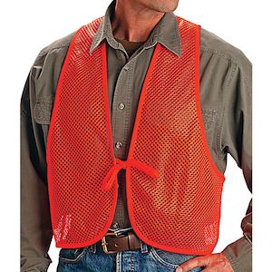 Products: Allen Safety Vest - Blaze Orange Mesh - Kilwell