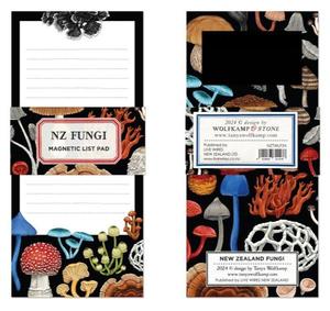 Magnetic list pad - Mushrooms