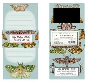 Books Stationery: Magnetic list pad - Moths