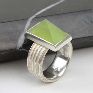 Artist Rachel Lambert: Himalayan jade ring