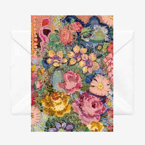 Artist Fleur Woods: Greeting Card - Rivers & Roads