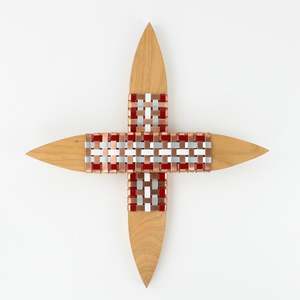 Artist Anna Gedson: Whetū Matariki Star - red