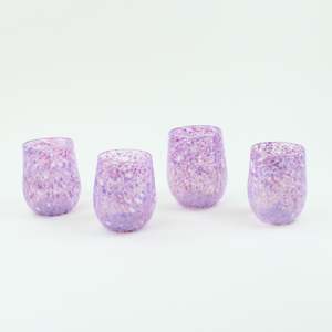 Grinter Glass: Lilac tumbler