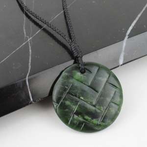 Harakeke Disk Pendant