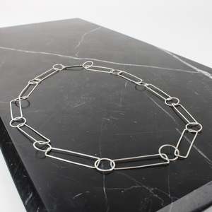 Sketches Necklace - silver II