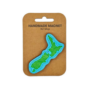 100 Nz: Wooden Magnet - New Zealand