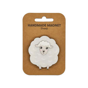 Wooden Magnet - Sheep