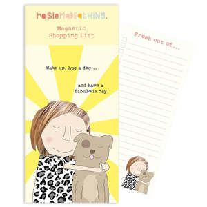 Hug a Dog - magnetic list pad