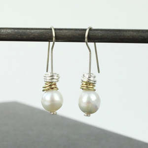 Carley Anderson: Gold and silver pearl hooks