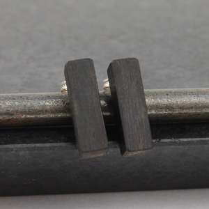 Ebony studs - 16mm