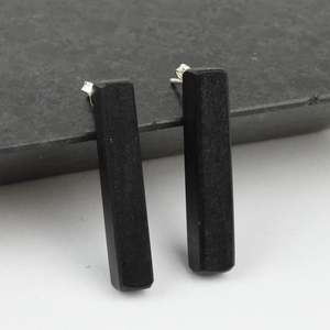 Ebony studs - 30mm