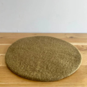 Sheeted Felt Trivet - Olive
