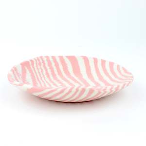 Nerikomi Stripe Small Dish - pink