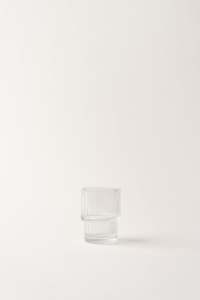 Sale: Ribbed Glassware Clear - Mini