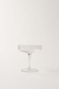 Sale: Ribbed Glassware Clear - Coupe