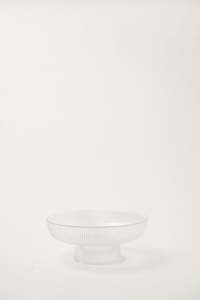 Ribbed Serving Bowl - Clear