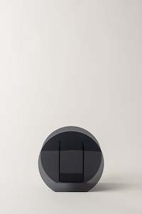 Smokey Circular Perspex Vase