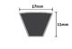 B228 (5L2310) Wrapped Classical V Belt