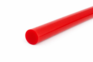 Polyuerethane Round And V Belt: Polyurethane Round Belt Solid 5mm Red Smooth