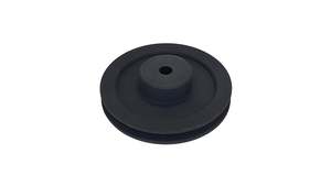 6in x 1A Cast Iron V Pulley Solid Pilot Bore