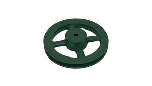 6.1/2in x 1A Cast Iron V Pulley Spoked Pilot Bore
