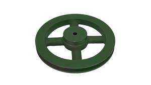 Cast Iron V Pulleys: 8in x 1A Cast Iron V Pulley Spoked Pilot Bore