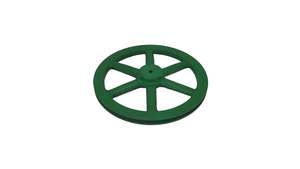 Cast Iron V Pulleys: 12in x 1A Cast Iron V Pulley Spoked Pilot Bore (Light Pattern)