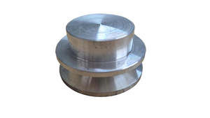 3in x 1A Aluminium V Pulley Blank Bore