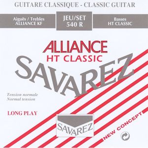 Classical Guitar String Sets: Savarez 540R Alliance Classical Standard Tension Strings