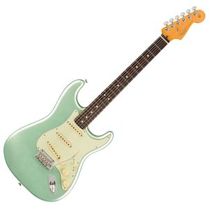 Fender Stratocasters: Fender American Pro II Stratocaster Electric Guitar (Mystic Surf Green)