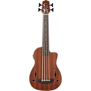 Bass Ukuleles: Kala KA-UBASSJYMN Journeyman U-Bass w/Bag (Natural) (L)