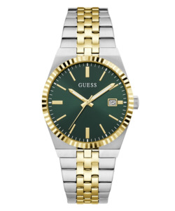 Guess Watches: GUESS Mens Two-Tone Analogue Watch