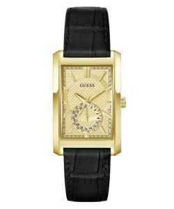 Guess Watches: GUESS Mens Black Analogue Watch