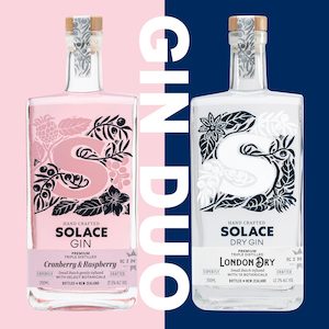 Combo Deals - Kings Liquor: Solace Cranberry & Raspberry and Solace London Dry Gin Duo - Kings Liquor